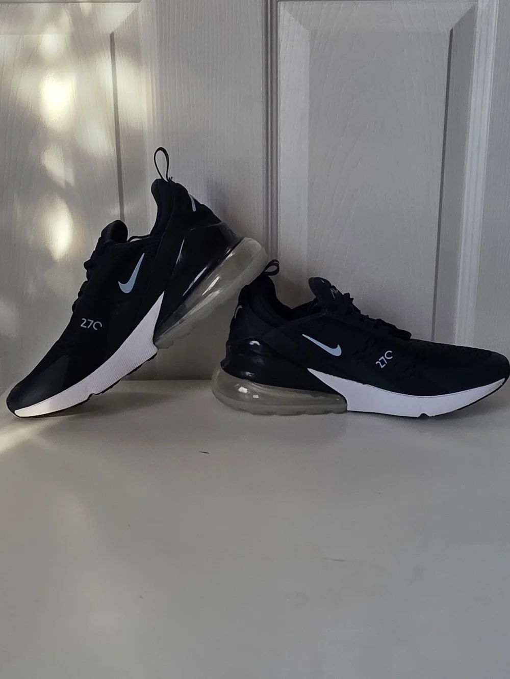 Nike Air270 Big Kids Running Shoes - Blue/White